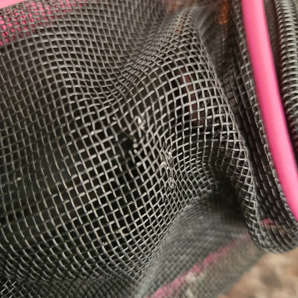 Pink and Black Pet Carrier